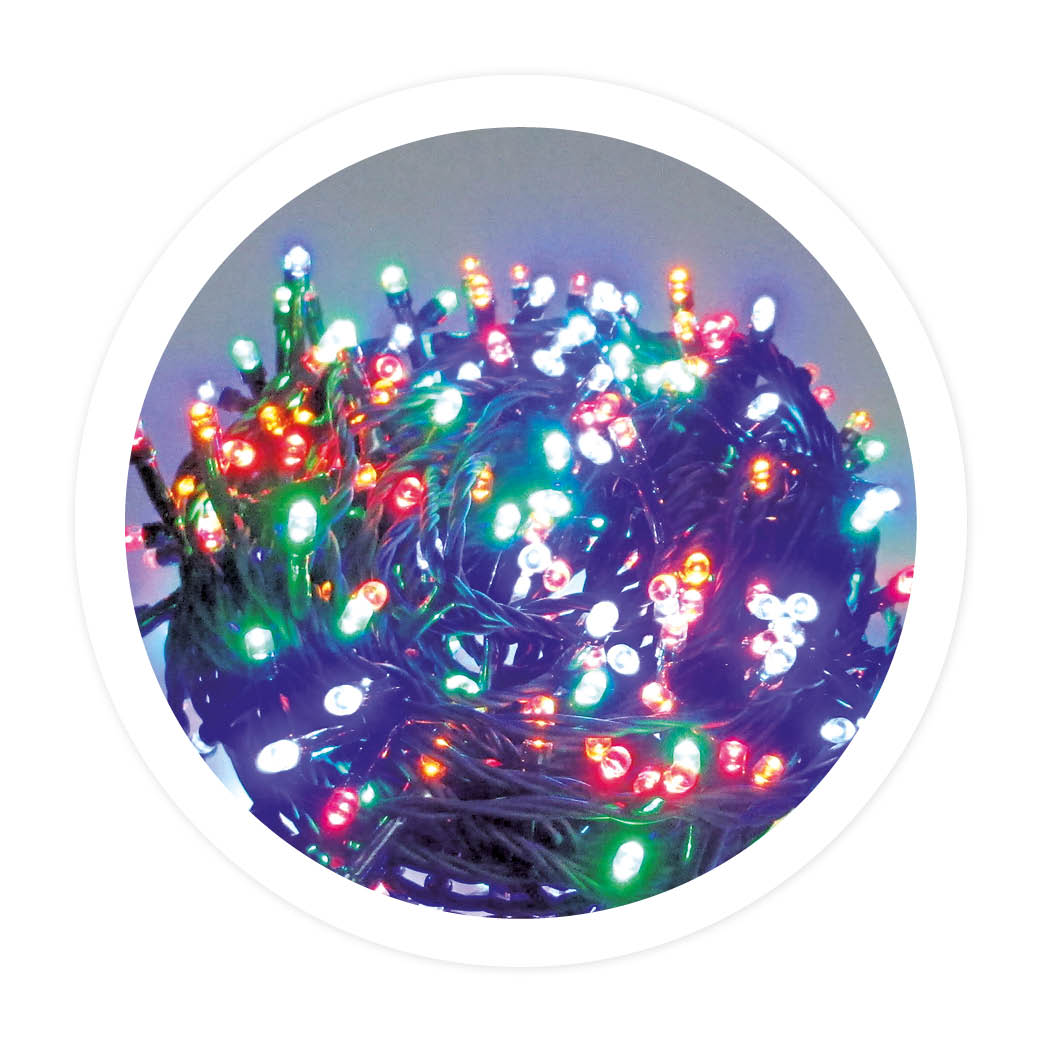 GUIRNALDA LED 204600037 20M 8 FUNCIONES RGB