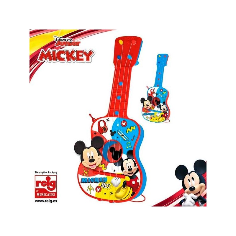 GUITARRA 4 CUERDAS 5575 EN ESTUCHE MICKEY*