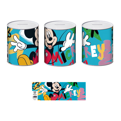 HUCHA METAL WD15594 10X10X12CM MICKEY