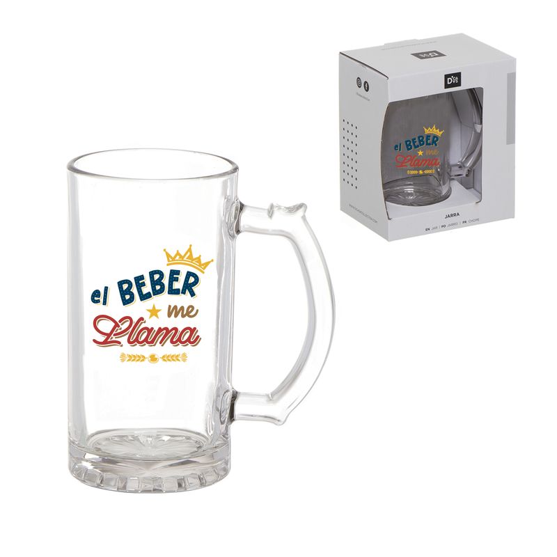 JARRA CERVEZA 304353 500ML EL BEBER ME LLAMA