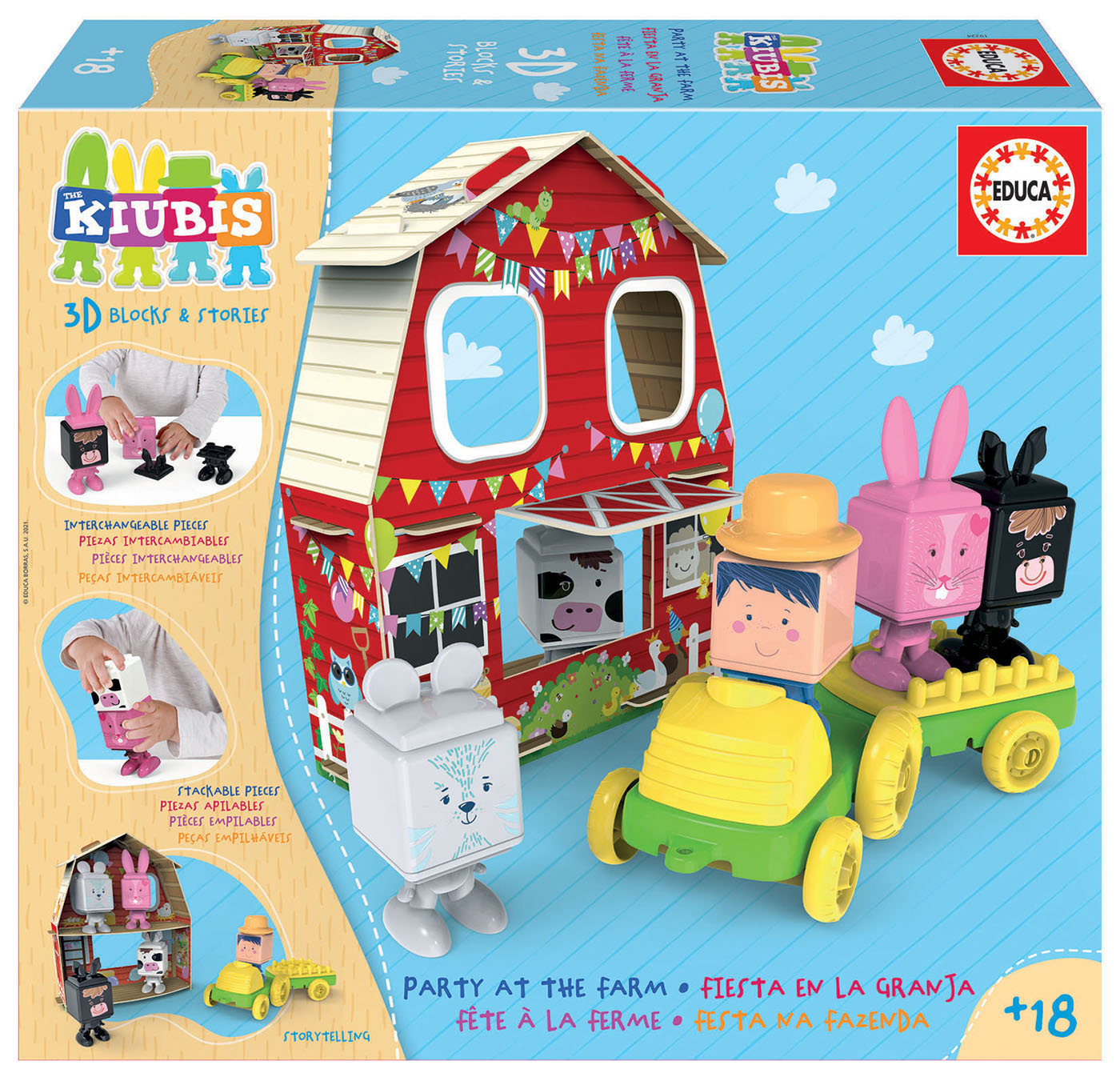 JUEGO 19224 FIESTA EN LA GRANJA THE KIUBIS