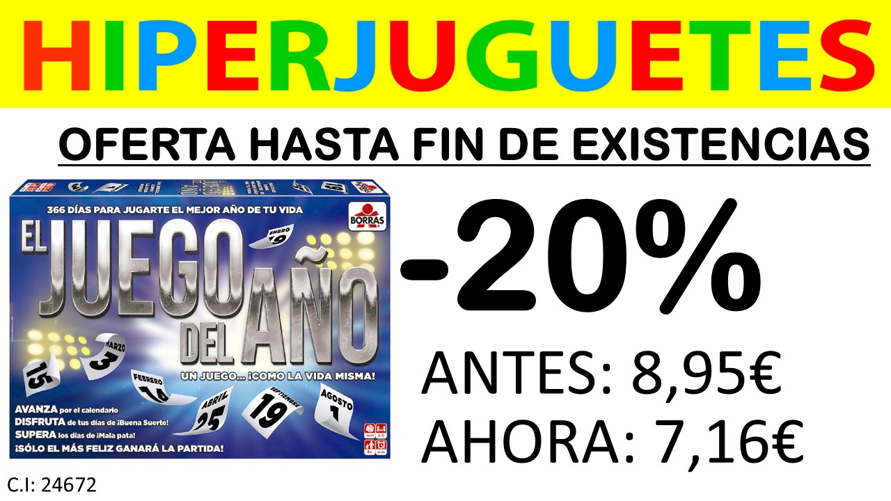 JUEGO 19460 EL JUEGO DEL AÑO**