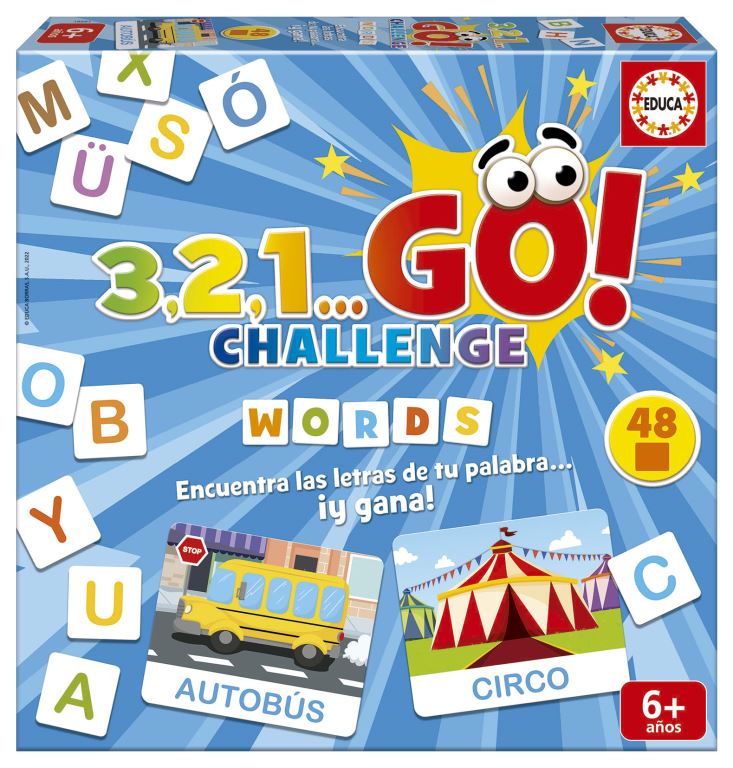 JUEGO 3,2,1 GO CHALLENGE WORDS 19391