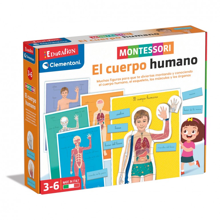 JUEGO 55476 MONTESSORI EL CUERPO HUMANO**