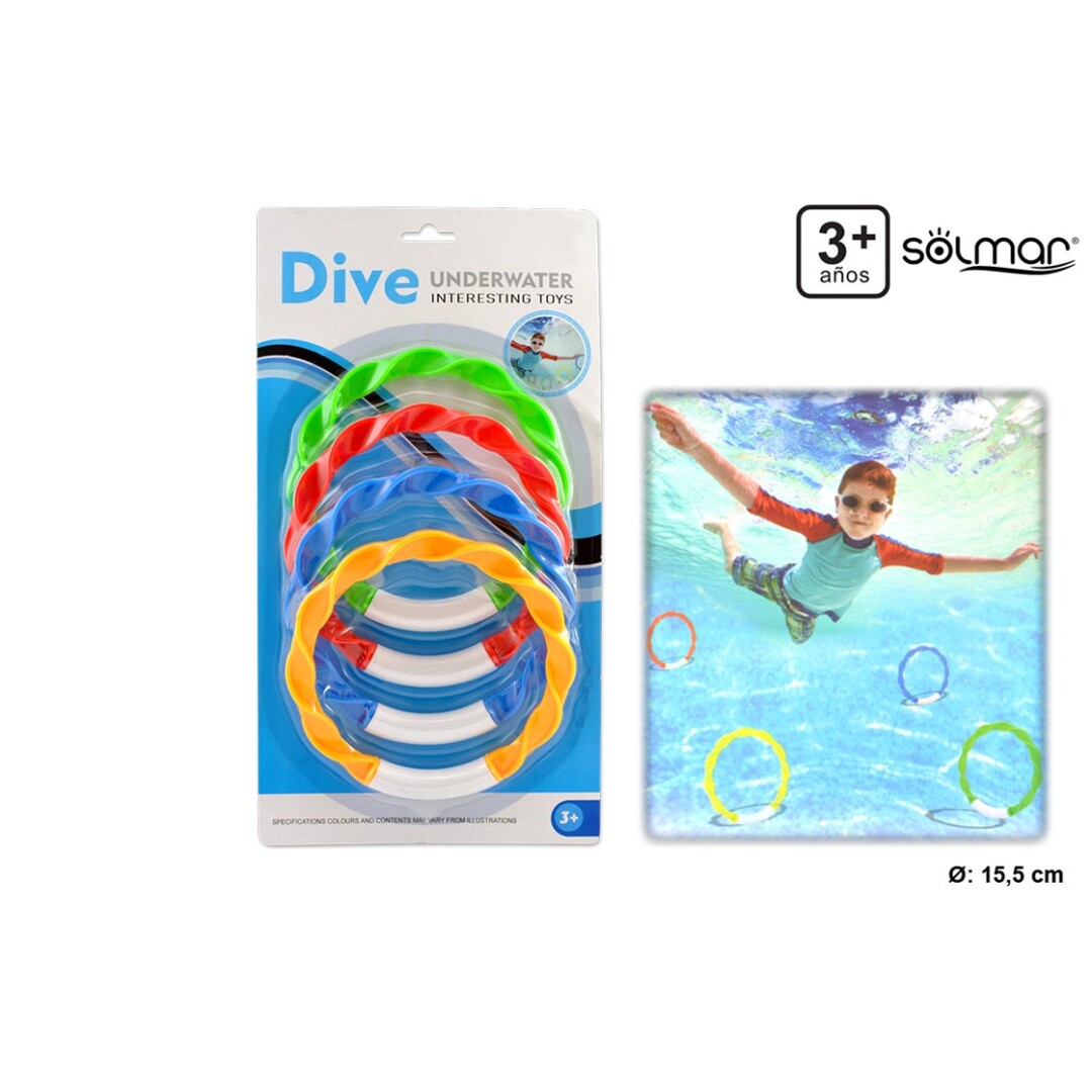 JUEGO AROS BUCEO 16702 4PCS