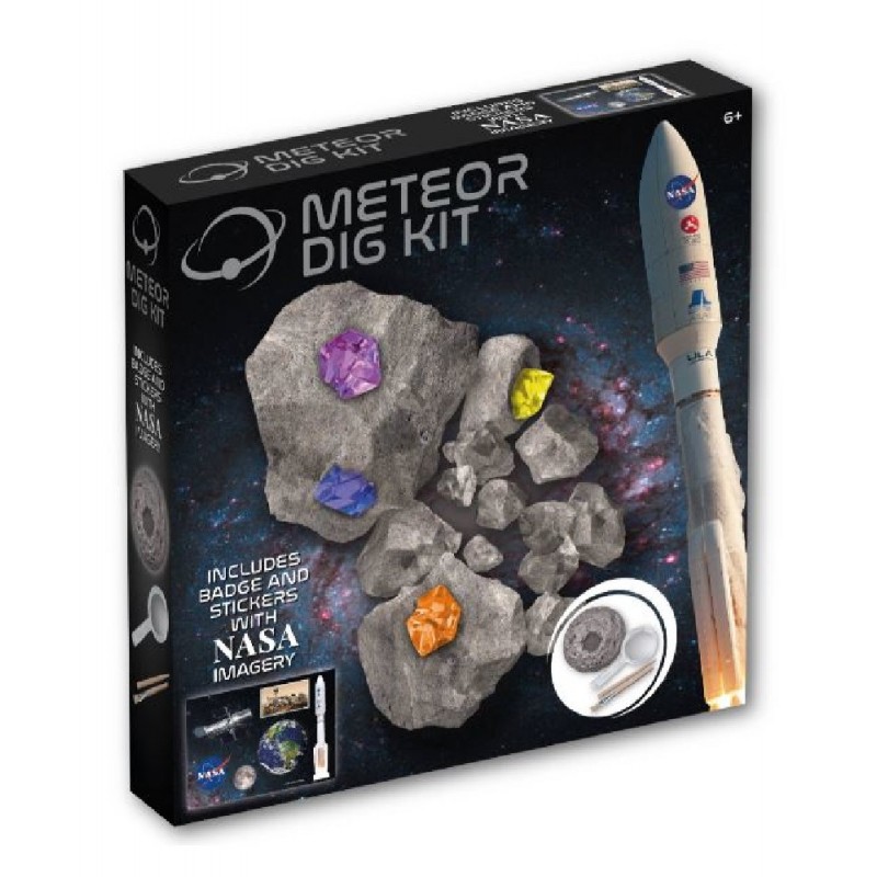JUEGO KIT EXCAVACION 82-0001 DE METEORITOS NASA
