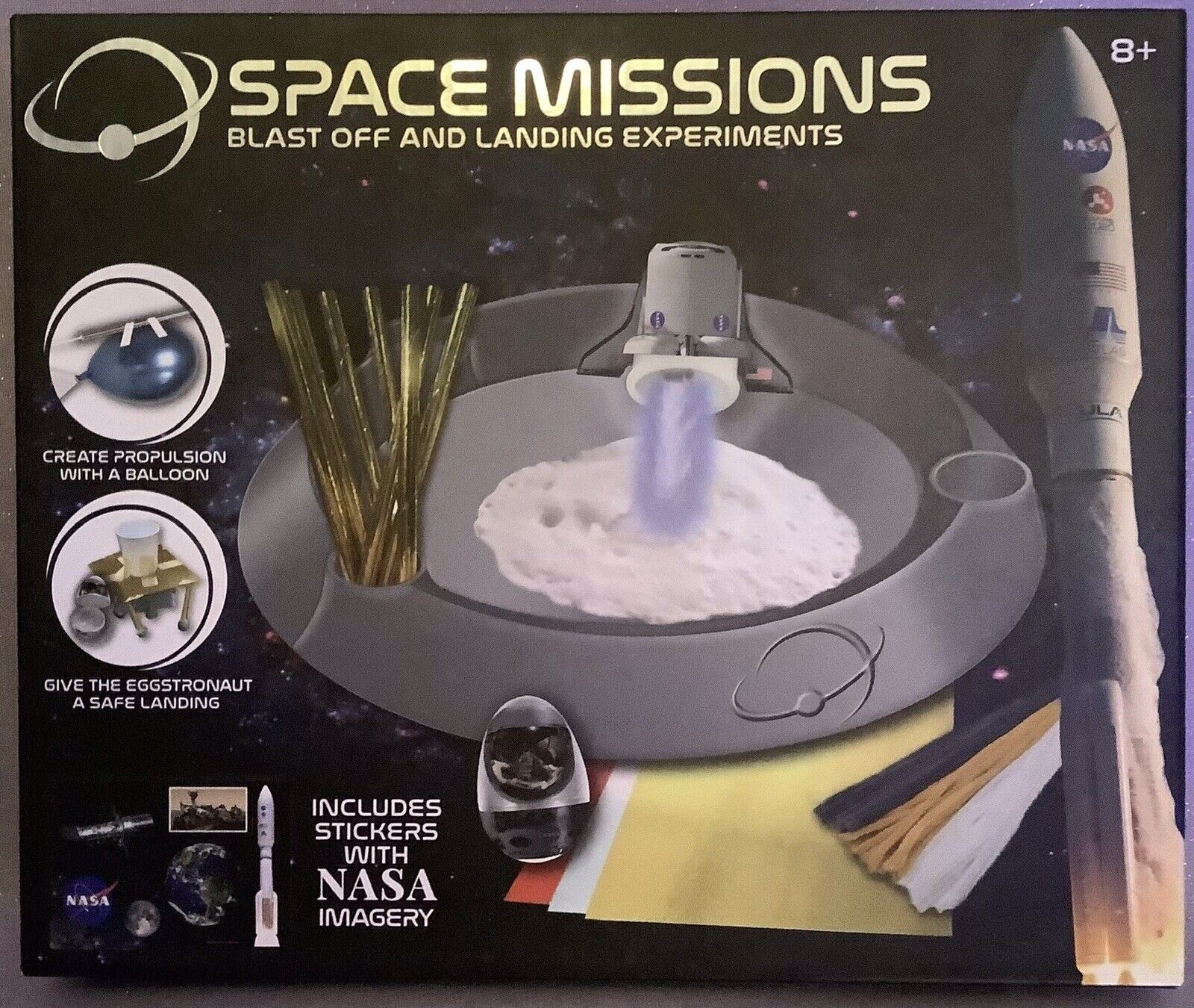 JUEGO MISION 82-0019 ESPACIAL DESPEGA Y ATERRIZA NASA