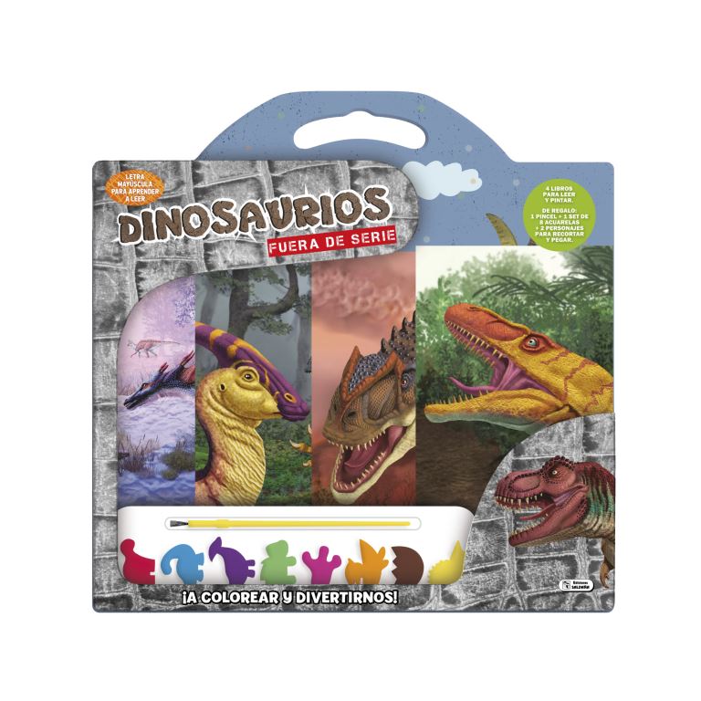 LIBRO CCA052 ¡A COLOREAR Y DIVERTIRNOS! DINOSAURIOS FUERA DE SERIE