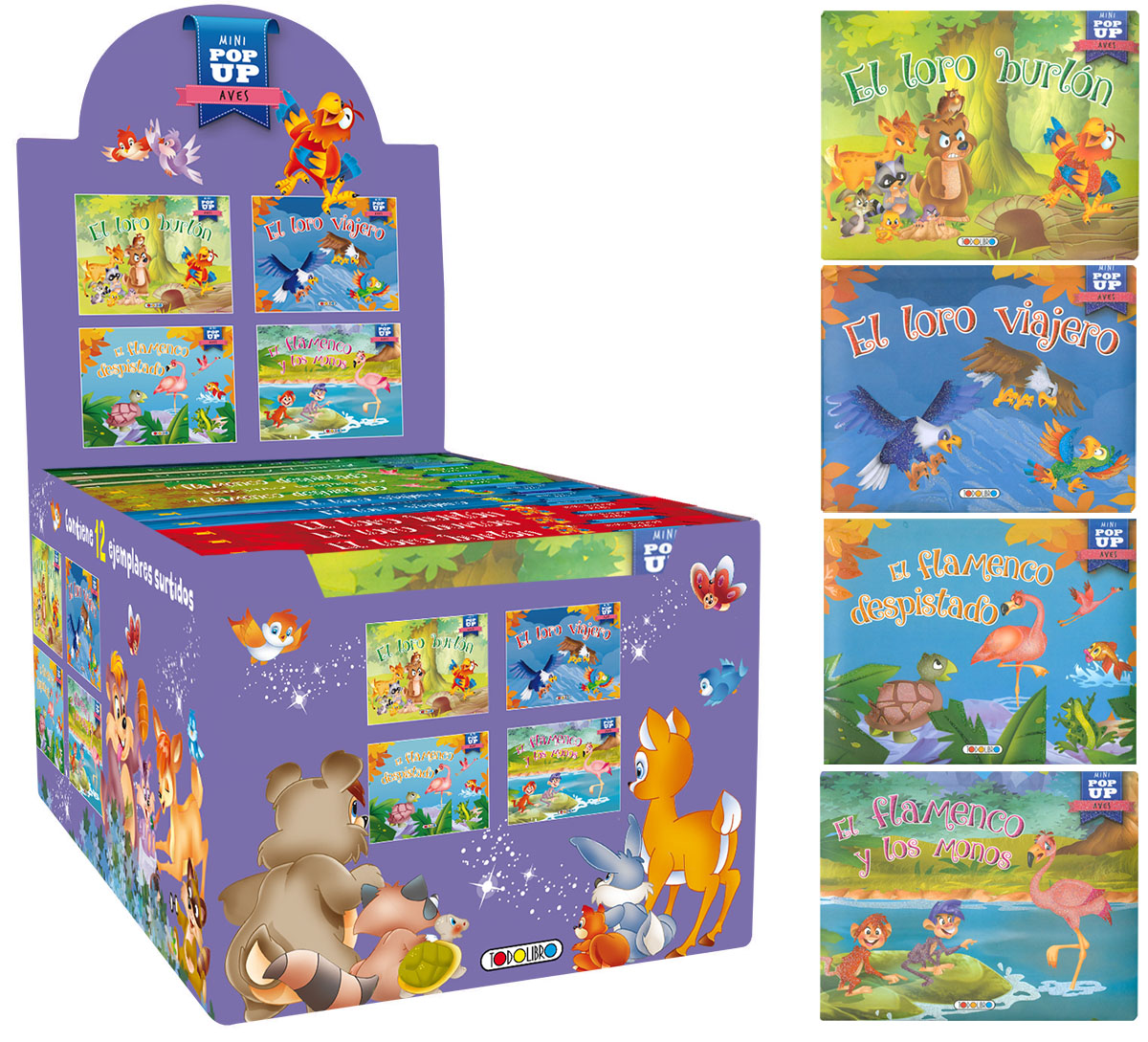 LIBRO T3145999 MINI POP-UP AVES**