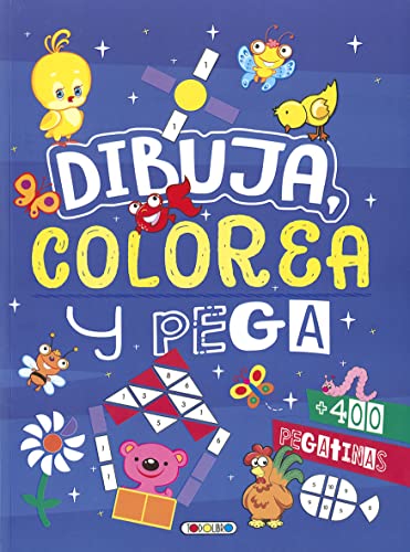 LIBRO T5072002 DIBUJA, COLOREA Y PEGA**