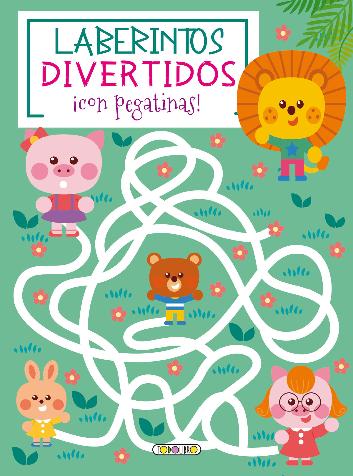 LIBRO T5106004 LABERINTOS DIVERTIDOS C/PEGATINAS**