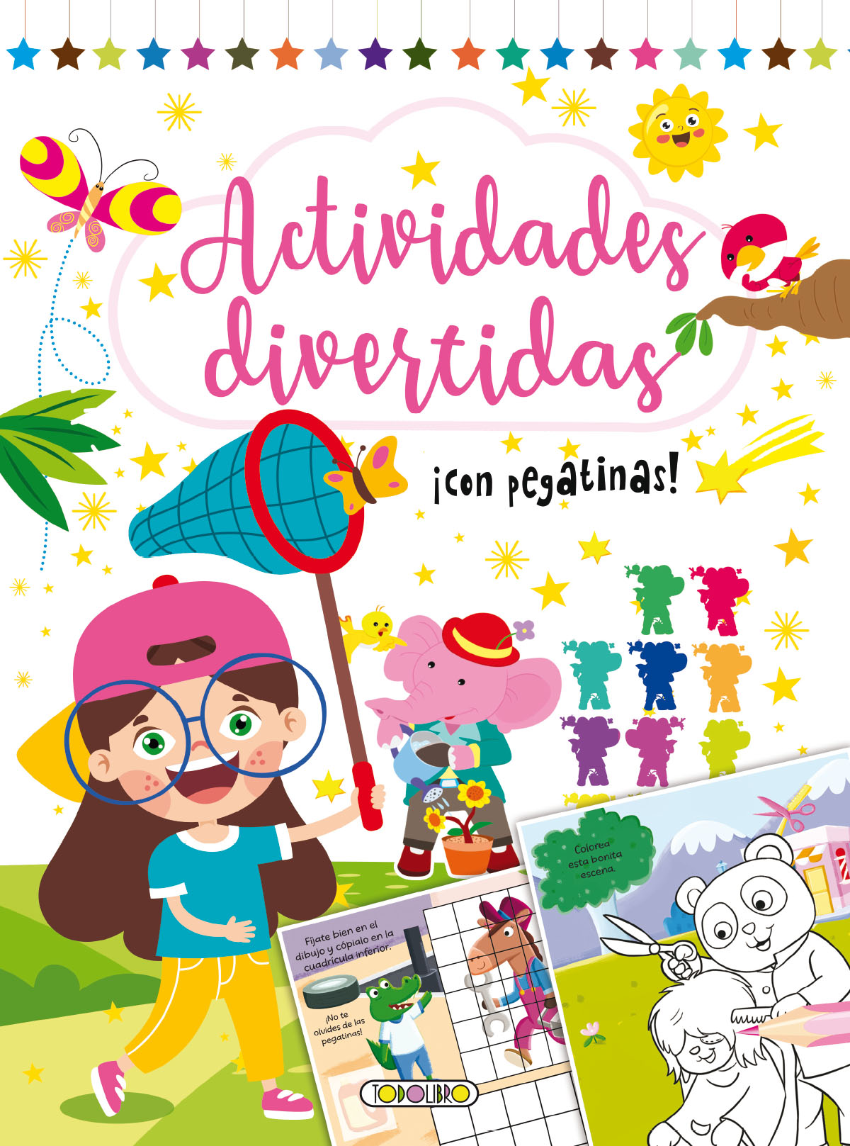 LIBRO T5107001 ACTIVIDADES DIVERTIDAS C/PEGATINAS**