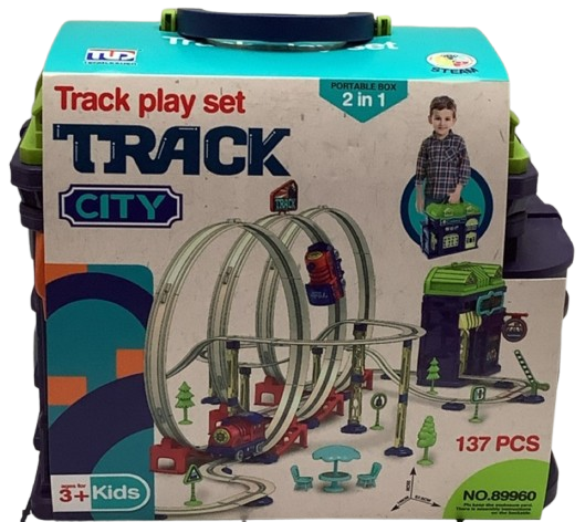 MALETIN TREN 1560 ELECTRICO LOOPING 137 PIEZAS