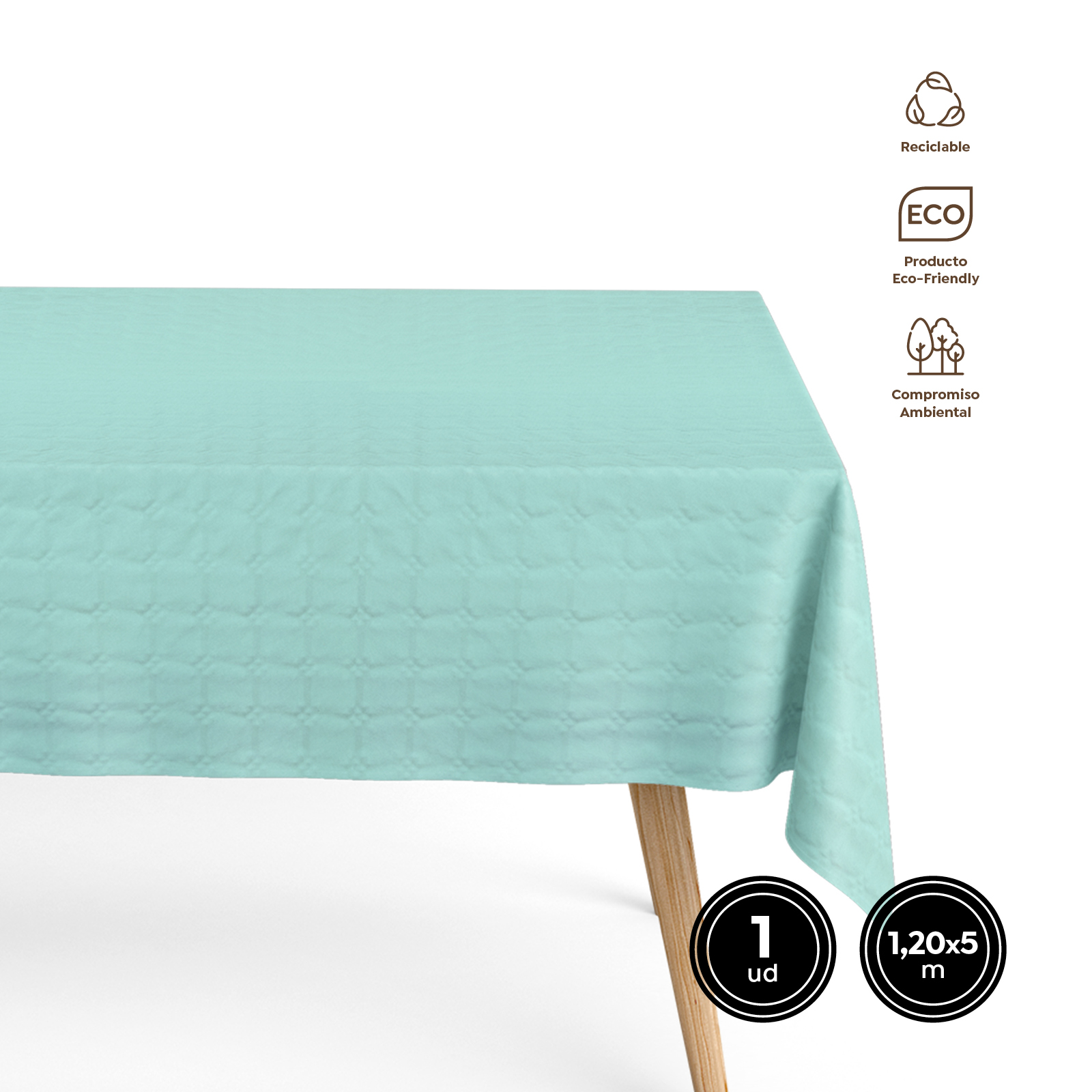 MANTEL 3315 BIODEGRADABLE MINT ROLLO 1.2X5M