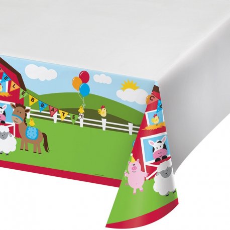 MANTEL FARMHOUSE FUN CC725506 PLASTICO 274X137CM