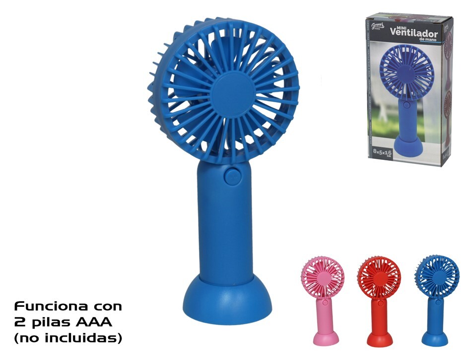MINI VENTILADOR 8X5X16.5CM 3STD