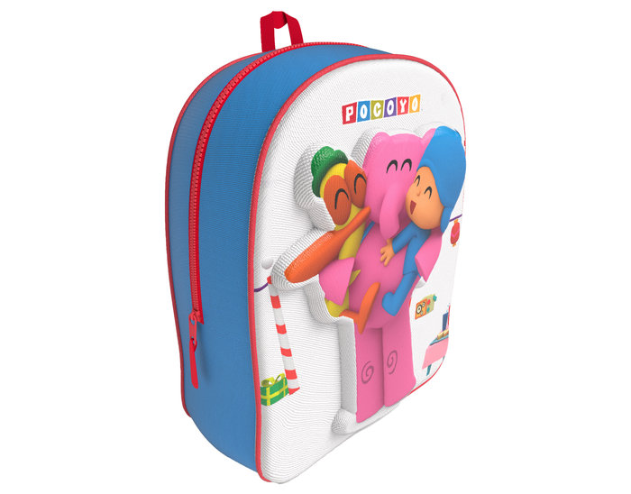 MOCHILA 30CM EVA 3D MC-504-PY POCOYO