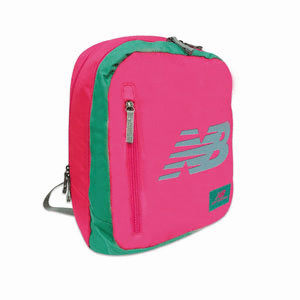MOCHILA 494725 GRANDE ROSA Y VERDE**