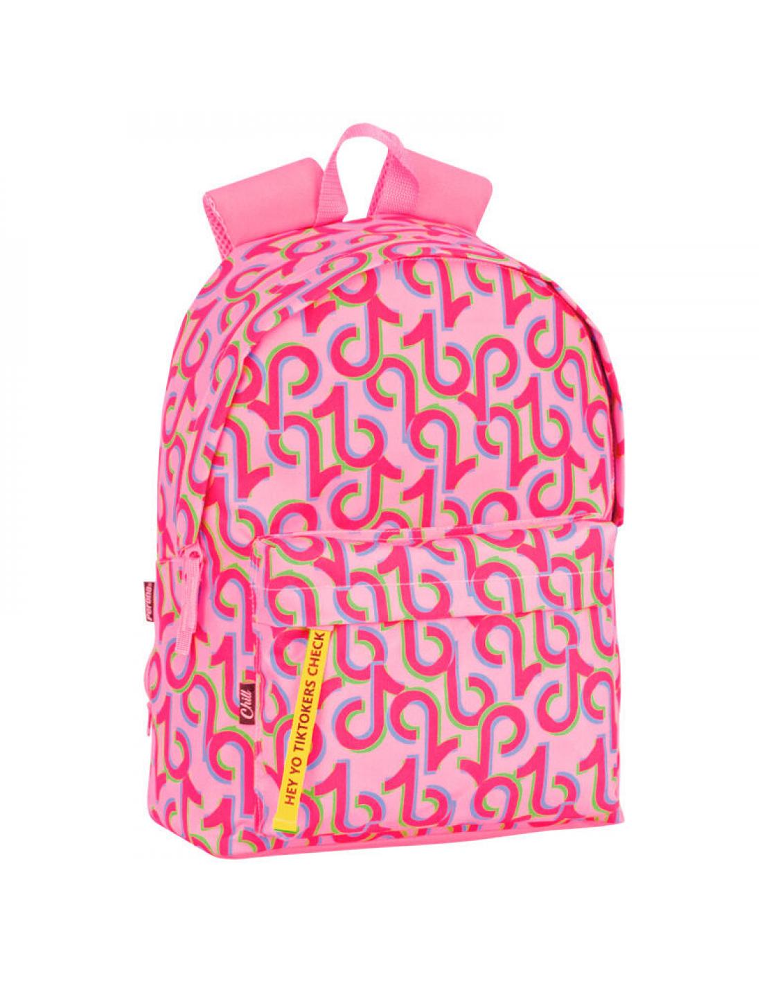 MOCHILA 58328 JR TIKTOK DUETS 42X30X15CM**