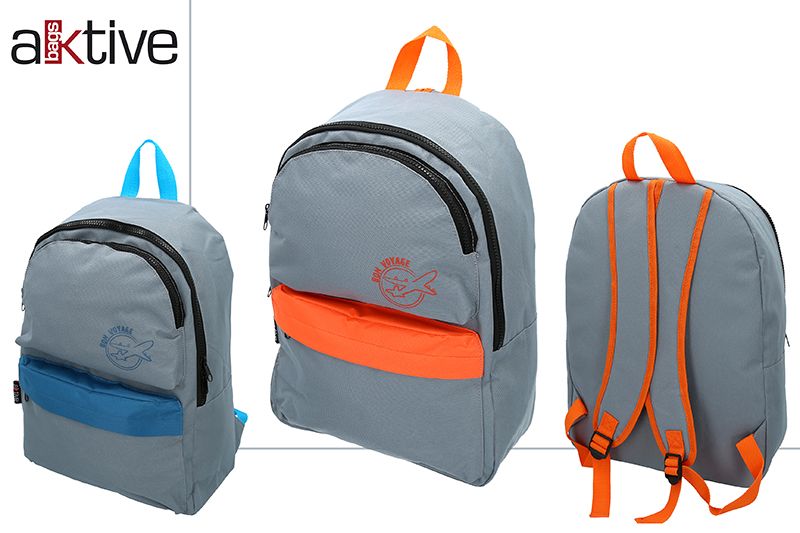 MOCHILA CASUAL 82093 BON VOYAGE 33X43CM 2STD*