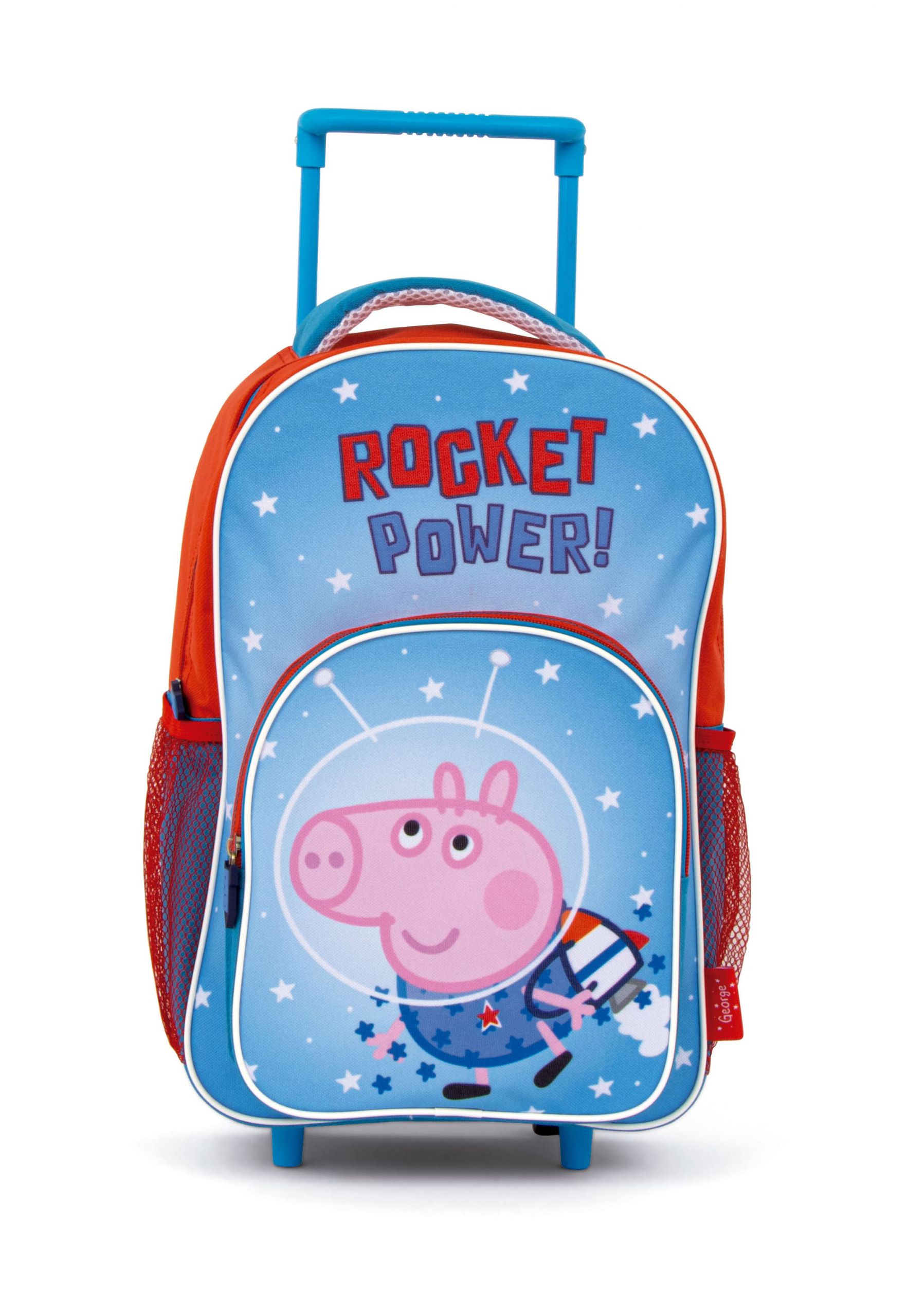 MOCHILA CON CARRO PP15306 GEORGE PIG 24X36X12CM