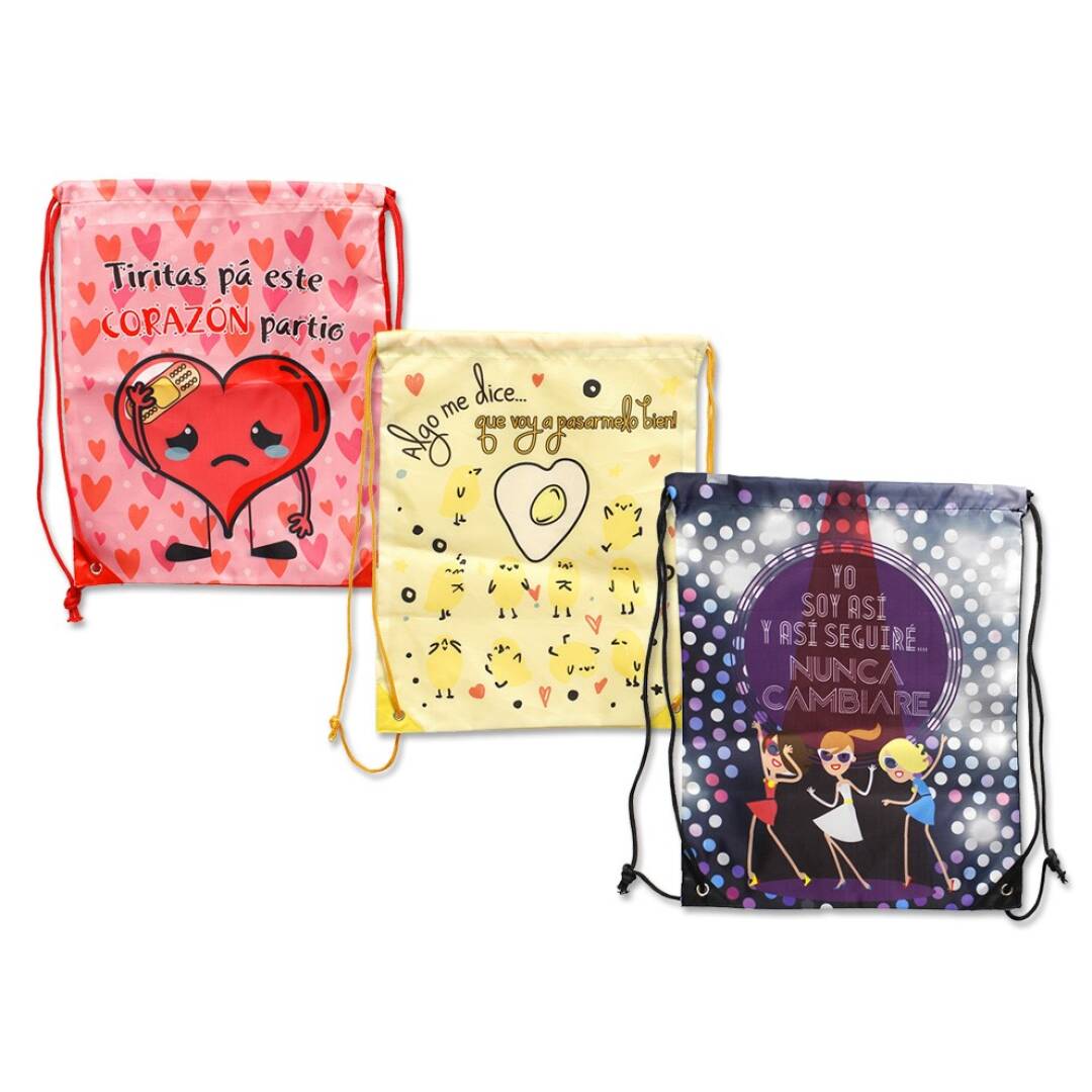 MOCHILA CON CUERDAS 326293 INFANTIL SONGS