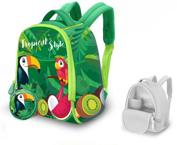 MOCHILA KL10712 25CM NEOPRENO TUCAN**