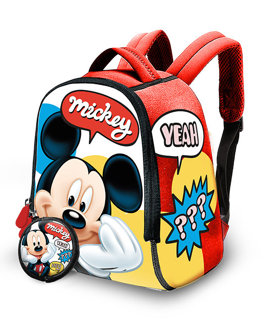 MOCHILA MI10220 NEOPRENO 25CM MICKEY