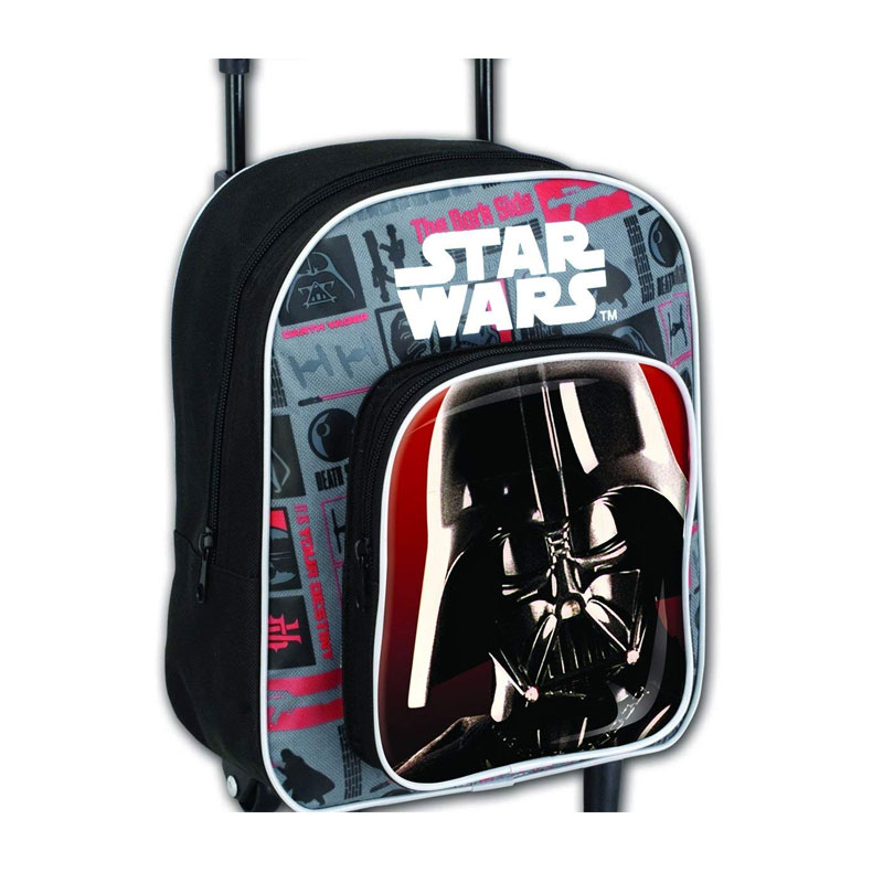 MOCHILA STAR WARS CON CARRO 30CM***