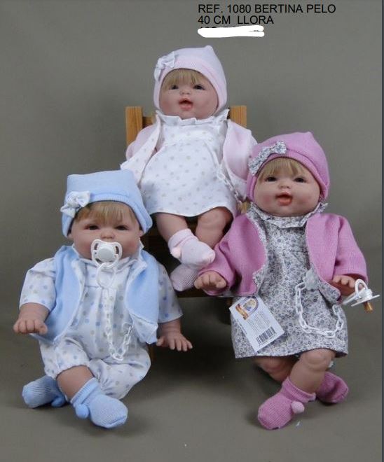 MUÑECA 1080 BERTINA PELO