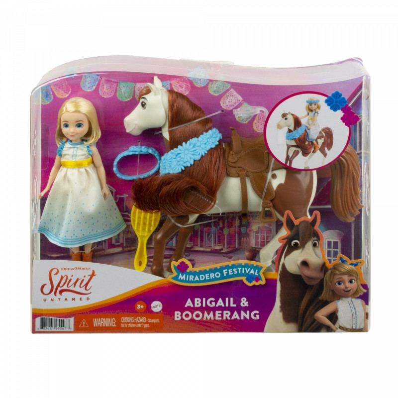 MUÑECA CON CABALLO HI-559658 SPIRIT ABIGAIL & BOOMERANG GXF65-9633