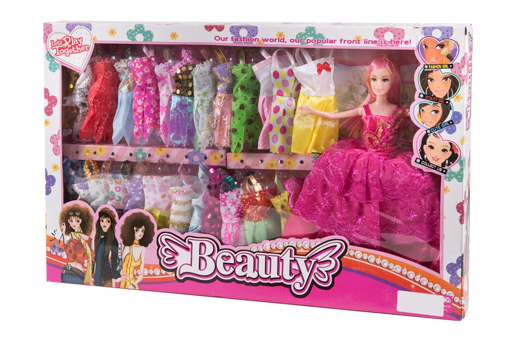 MUÑECA CON VESTIDOS EN CAJA 39-66510