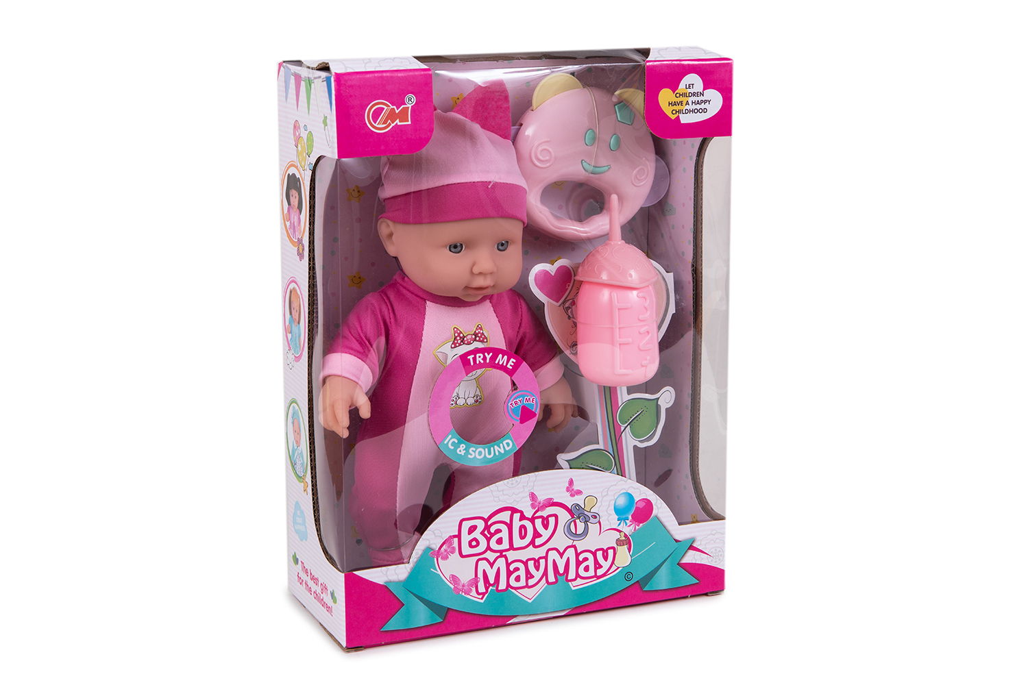 MUÑECO BEBE 39-3581 PIJAMA BIBERON