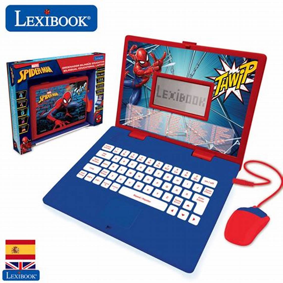 ORDENADOR JC598SPi2 BILINGÜE EDUCATIVO SPIDERMAN