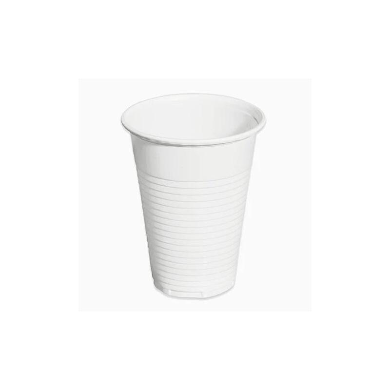 PACK 100 UDS VASO 5102 IRROMPIBLE BLANCO 200CC