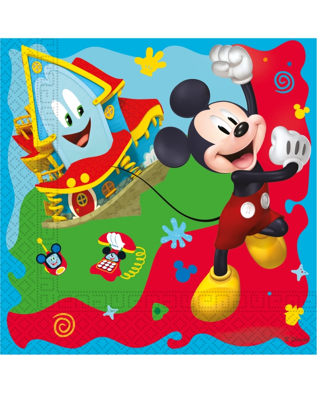 PACK 20 SERVILLETAS 33X33CM MICKEY 93824