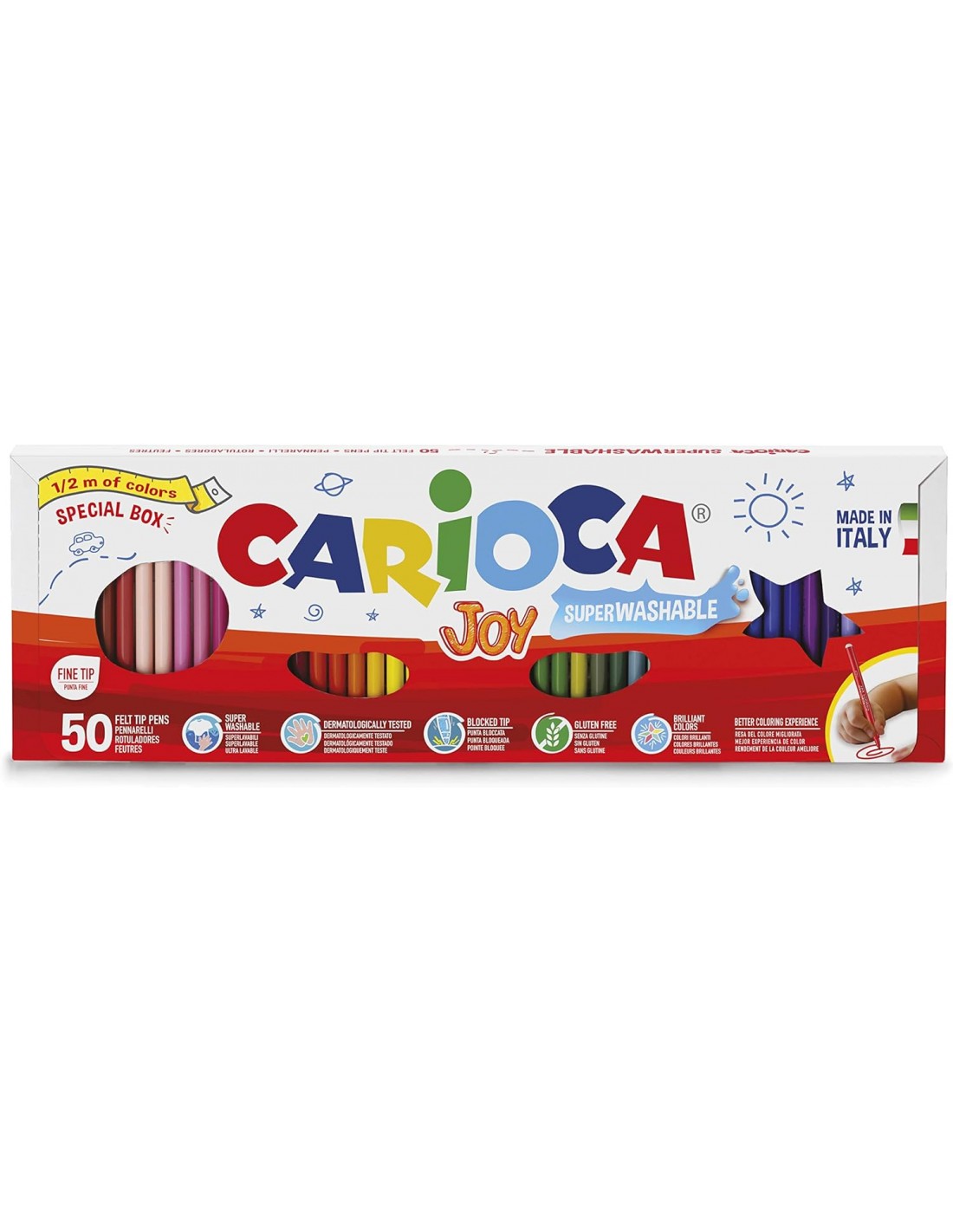 PACK 50 ROTULADORES 41018 MEDIO METRO JOY PUNTA FINA