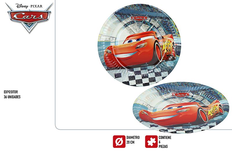 PACK 6 PLATOS 76967 CARS