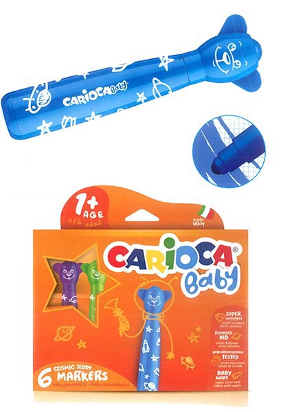 PACK 6 ROTULADORES 42815 BABY TEDDY