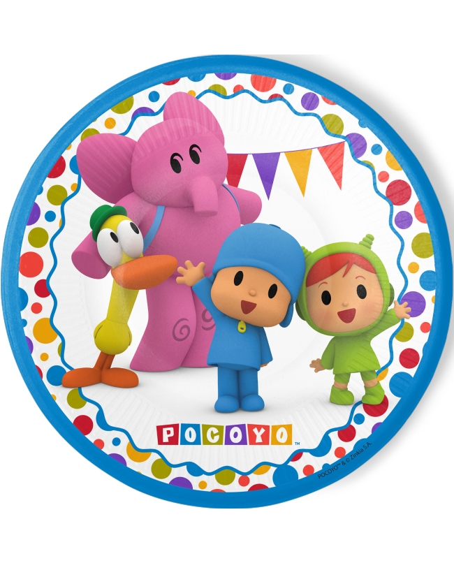PACK 8 PLATOS 23CM POCOYO BS10441