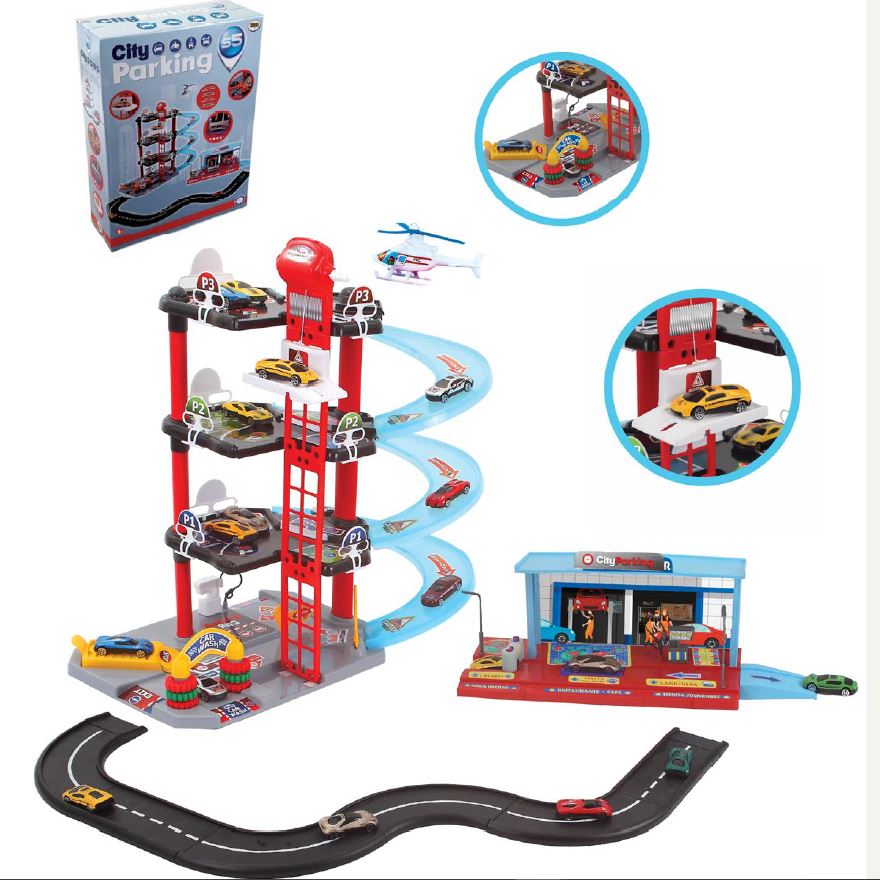 PARKING 753 CIRCUITO, 2 COCHES Y HELICOPTERO