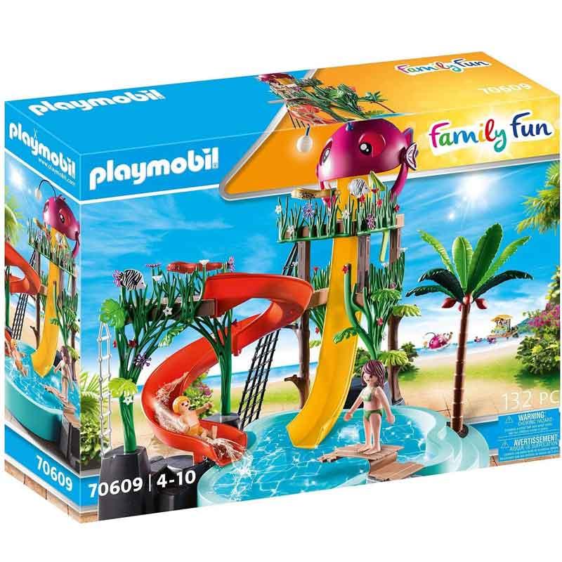 PARQUE ACUATICO CON TOBOGAN 70609