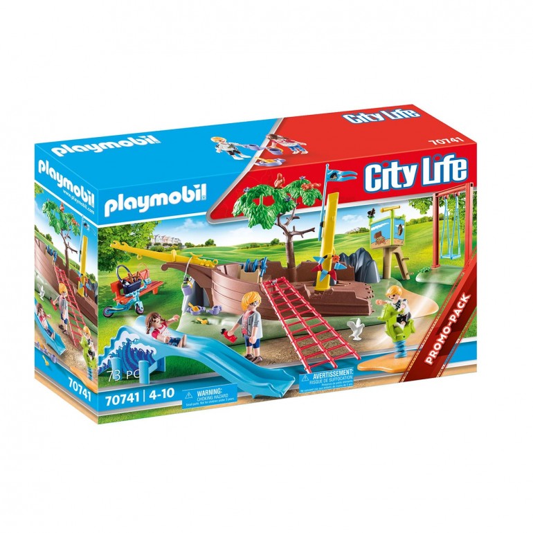 PARQUE DE AVENTURAS 70741 CON BARCO NAUFRAGADO**