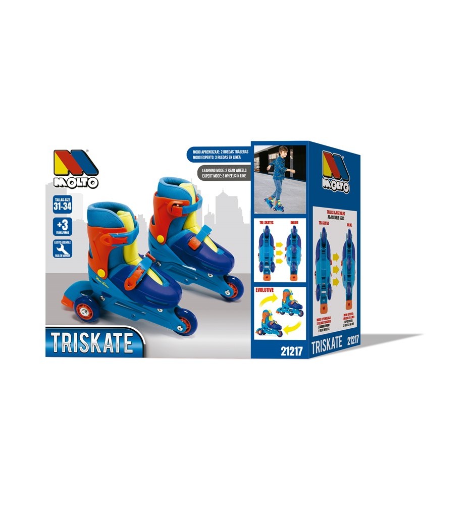 PATIN 22217-24217 EN LINEA CONVERTIBLE AZUL