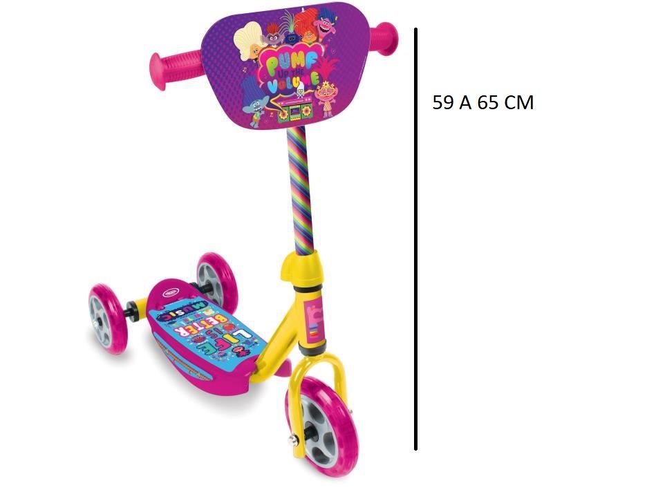 PATINETE 3 RUEDAS TROLLS SCOOTER OTRO110-2