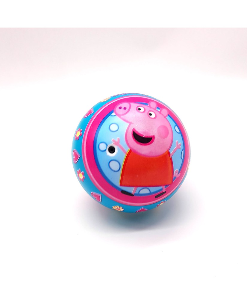PELOTA PVC 9139 24CM PEPPA PIG DESHINCHADA