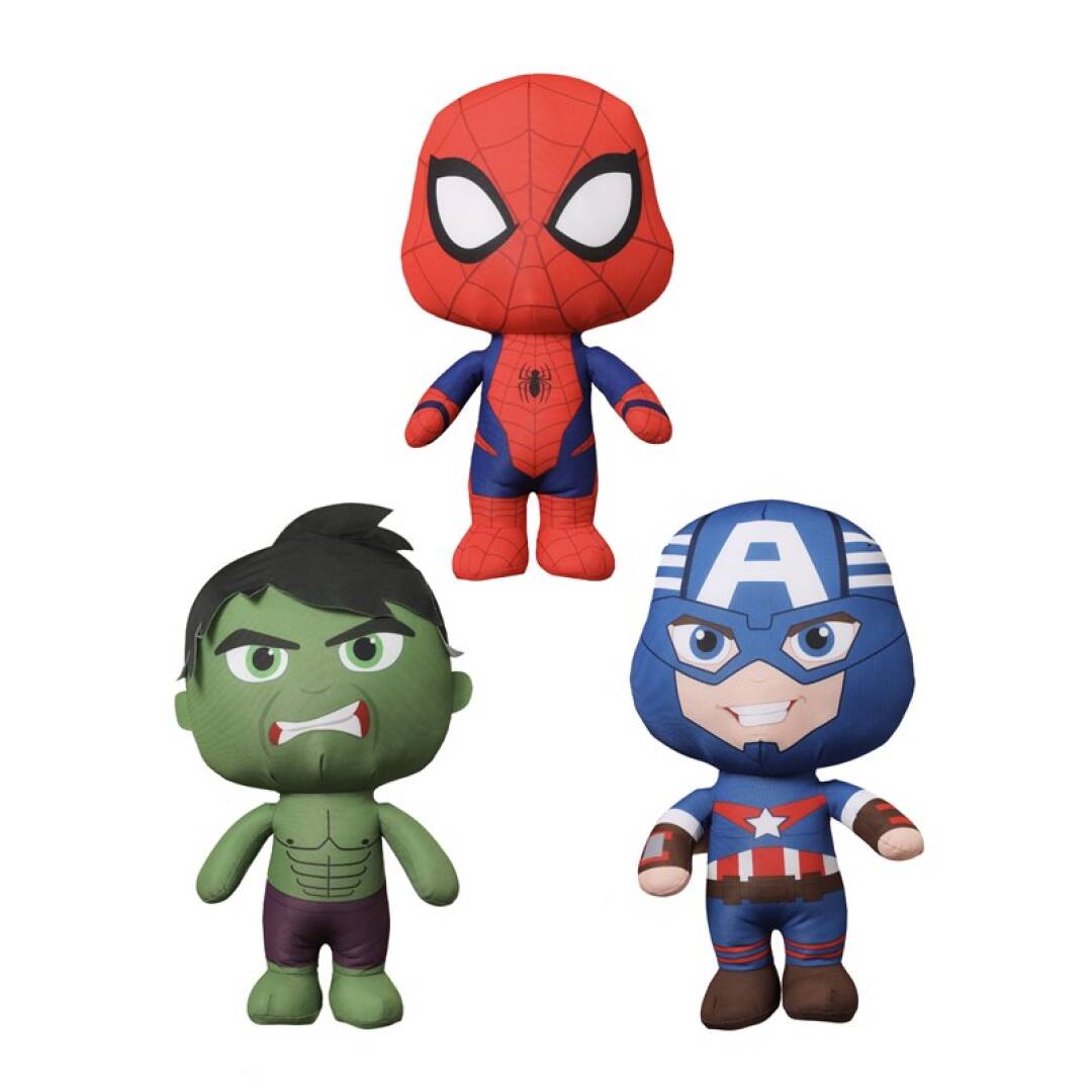 PELUCHE 12905 SUPER HEROES 40CM STD