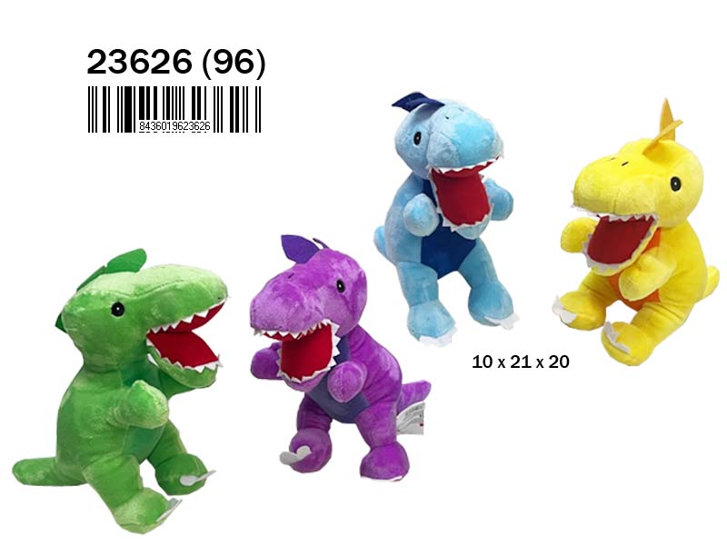 PELUCHE 23626 DINOS 4 STD