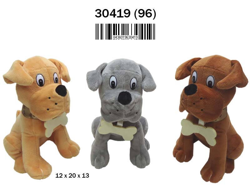 PELUCHE 30419 PERRO HUESO 3 STD