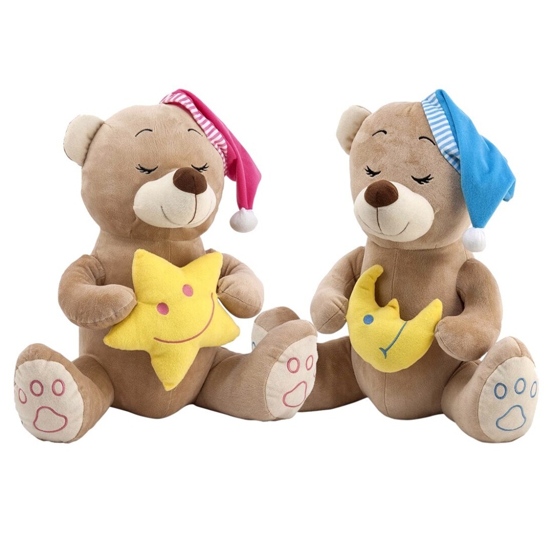PELUCHE 5208 OSOS LUNA Y ESTRELLA 45CM